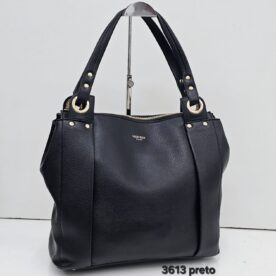 3613 Bolsa Feminina Veryrio Poliuretano PU - Preto