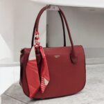 3805 Bolsa de Ombro Satchel Veryrio PU - Vermelha