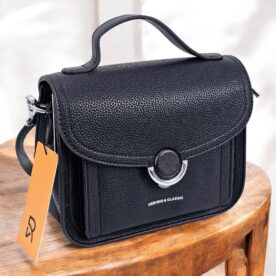 Bolsa Transversal Veryrio PU - Preto (Ref. 3965b)