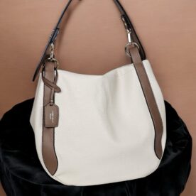 Bolsa de Ombro Veryrio PU - Leite (Ref. 3676c)