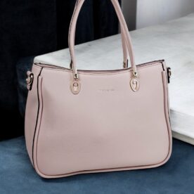 Bolsa de Ombro Baú Veryrio PU - Rosa (Ref. 3942b)