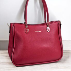 Bolsa de Ombro Baú Veryrio PU - Vermelha (Ref. 3942a)