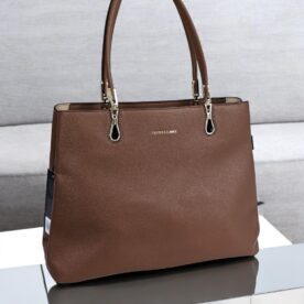 Bolsa de Ombro Baú Veryrio PU - Marrom (Ref. 3946b)