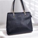 Bolsa de Ombro Baú Veryrio PU - Preto (Ref. 3946a)